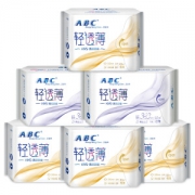 ABC KMS棉柔系列 卫生巾 6包38片（240mm*32片+323mm*6片） *5件
