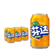 限地区、PLUS会员：可口可乐 芬达 碳酸饮料 330ml*6罐 *10件