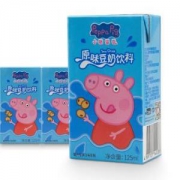 小猪佩奇 PeppaPig原味豆奶 125ml*4盒 *12件