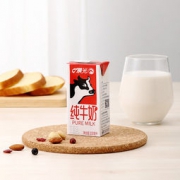晨光 全脂纯牛奶 200ml*12盒*2箱