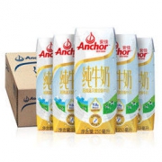 Anchor 安佳 全脂UHT纯牛奶 250ml 24盒 普通装 *2件