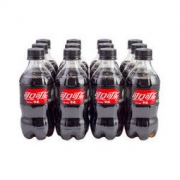 可口可乐 Coca-Cola 零度 Zero 汽水 碳酸饮料 300ml*12瓶 整箱装 可口可乐公司出品