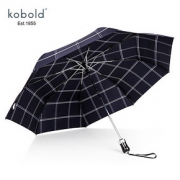 Kobold全自动雨伞男士自开自收晴雨两用伞三折折叠伞男士折叠伞 *2件