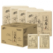 清风（APP）原色手帕纸 三国系列 4层7张48包*3