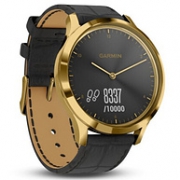 GARMIN 佳明 vivomove HR 智能手表 小牛皮款 皇冠黑