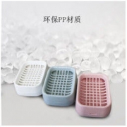 CHAHUA 茶花 双层沥水肥皂盒 3个装 *3件
