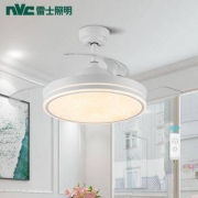 21日0点：NVC 雷士照明 8601712 LED隐形吊扇灯 24瓦调光 带遥控
