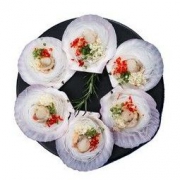 全聚鲜 蒜蓉粉丝扇贝 30只 1kg *8件