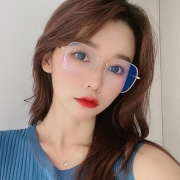 韩版潮男眼镜框女大脸显瘦可配镜片近视超轻眼睛框镜架男平光护眼
