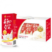 永和豆浆 早餐豆奶 植物蛋白饮料 香浓原味豆浆250ml*12盒/箱 *4件