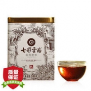 七彩云南 茶叶 普洱茶 普洱茶熟茶 名门普洱散茶 200g *2件