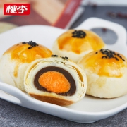 桃李 蛋黄酥 红豆沙雪媚娘 60gx6枚x2件