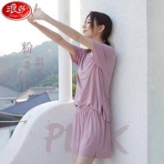 浪莎 女士糖果色家居服套装
