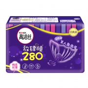 Kotex高洁丝 放肆睡美人鱼扇尾夜用卫生巾280mm8片*15件