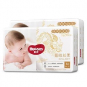 PLUS会员：HUGGIES 好奇 皇家铂金装纸尿裤 M96片*2件