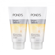 旁氏 PONDS  亮采净白系列 米粹润白洁面乳 150g*2支