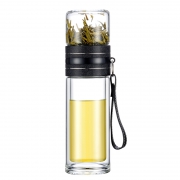 奇古堂 茶水分离泡茶杯 平底款本色