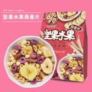 五谷食尚 坚果水果燕麦片400g*2