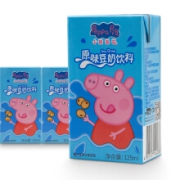 限地区：小猪佩奇 PeppaPig原味豆奶 125ml*4盒 * 2件