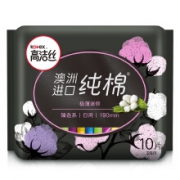 Kotex 高洁丝 臻选系列 迷你卫生巾 0.08极薄 190mm 10片 *18件