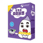 欧瑞园宝宝零食益生菌溶溶豆高钙与锌无添加白砂糖蓝莓味酸奶溶豆18g入口即化 *2件