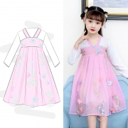 韩索迪 女童夏季超仙连衣裙 100-140cm ￥29.8