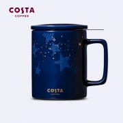 COSTA 咖世家 带茶漏陶瓷杯 优雅英伦/星辉相映可选