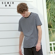 Semir 森马 19-220001722 男士条纹T恤