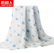 南极人 婴儿纯棉浴巾盖毯儿童洗澡毛巾 券后￥9.9