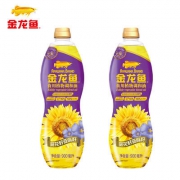 金龙鱼 葵花籽 亚麻籽 食用调和油 900ml*2