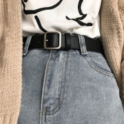 韩妮莱 简约风 方扣 腰带