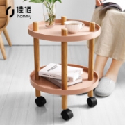 京东Plus会员L佳佰 客厅卧室阳台小茶几（藕粉色）