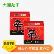 天猫超市 农心 韩式辣白菜/辛拉面 10连包 清爽不腻