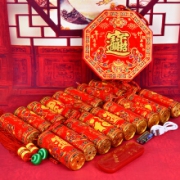 PLUS会员：金火把 仿真环保电子鞭炮 锂电usb充电遥控 1.6米