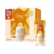 蒙牛 纯甄 常温风味酸牛奶 燕麦+黄桃 200g*10 礼盒装