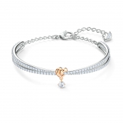 黑卡会员：SWAROVSKI 5516544 爱心简约手镯 *2件