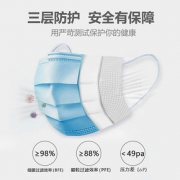 舒巴宁 成人医用外科口罩灭菌级 50个