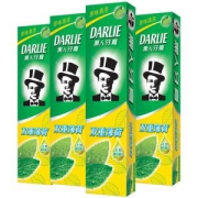 DARLIE黑人 双重薄荷牙膏 120g*4 赠 牙刷4支