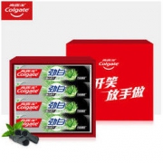 限地区： Colgate 高露洁 放开笑放手做劲白牙膏礼盒（劲白竹炭薄荷牙膏120g×4） *5件