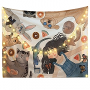 富羽莱 背景布挂布 90*73cm 4.9元（需用券）