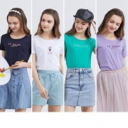 JEANSWEST 真维斯 JE-99-273001 女士印花T恤 多款可选