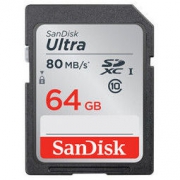SanDisk 闪迪 读速80MB/s 至尊高速SDXC UHS-I Class10 SD卡 64G