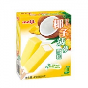 PLUS会员、限地区：meiji明治 椰子菠萝雪糕 48g*10彩盒 *8件