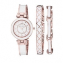 Anne Klein AK/3296 女士时尚手表手镯套装