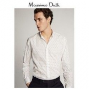 Massimo Dutti 00107124250 男士印花休闲衬衫
