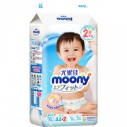 京东PLUS会员： moony 尤妮佳 婴儿纸尿裤 XL46片