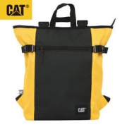 CAT 卡特 潮流双肩包 13英寸背包大容量拉链袋 黑/黄 83830