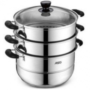 ASD 爱仕达 WGNS1528 不锈钢三层蒸锅 28cm