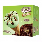 限地区、PLUS会员：伊利 巧乐兹哈密瓜口味 脆皮甜筒 雪糕冰淇淋 73g*6/盒 *10件