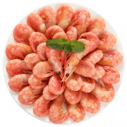 美加佳 熟冻加拿大北极甜虾1kg 90-120只 *4件